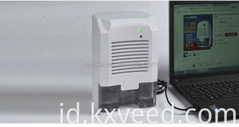 2019 USBDEHUMIDIFIER BARU 800ML MINI DEHUMIDIFIER UV UV LIGHT AIR PURIFIER Kompak Peltier kecil portabel untuk rumah